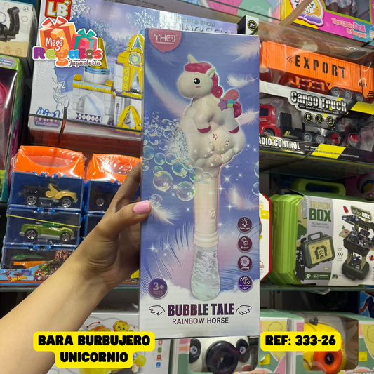 Bara burbujero unicornio