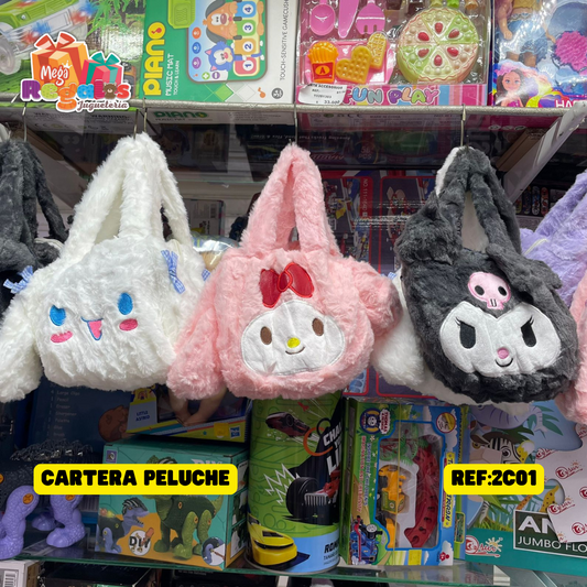 Cartera peluche