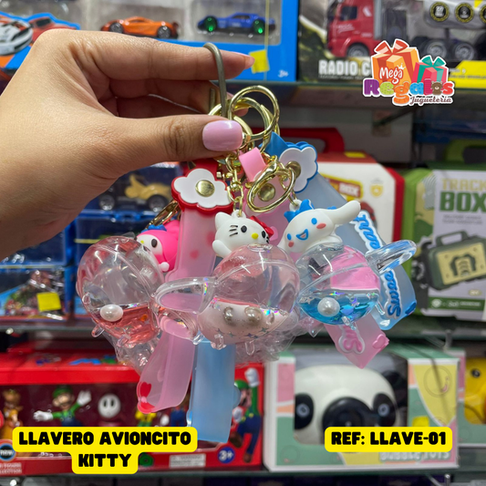 Llavero avioncito Kitty