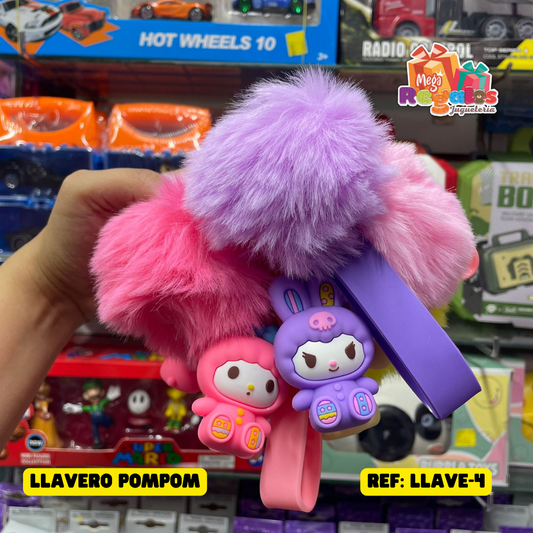 Llavero pompom