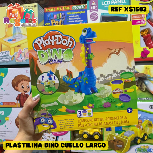 Plastilina dino cuello largo