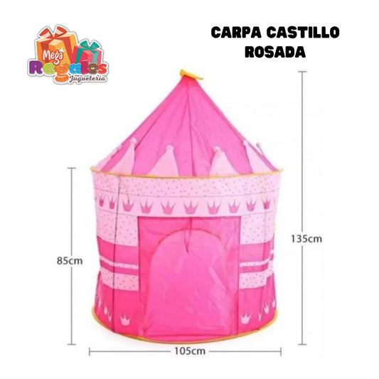 Carpa castillo rosada