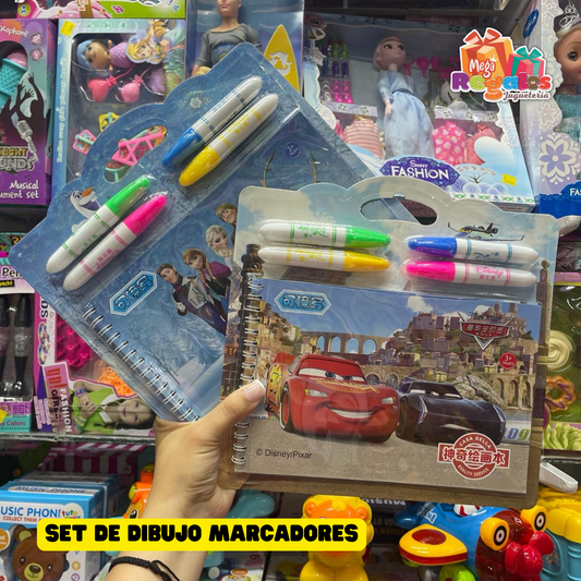 Set dibujo marcadores